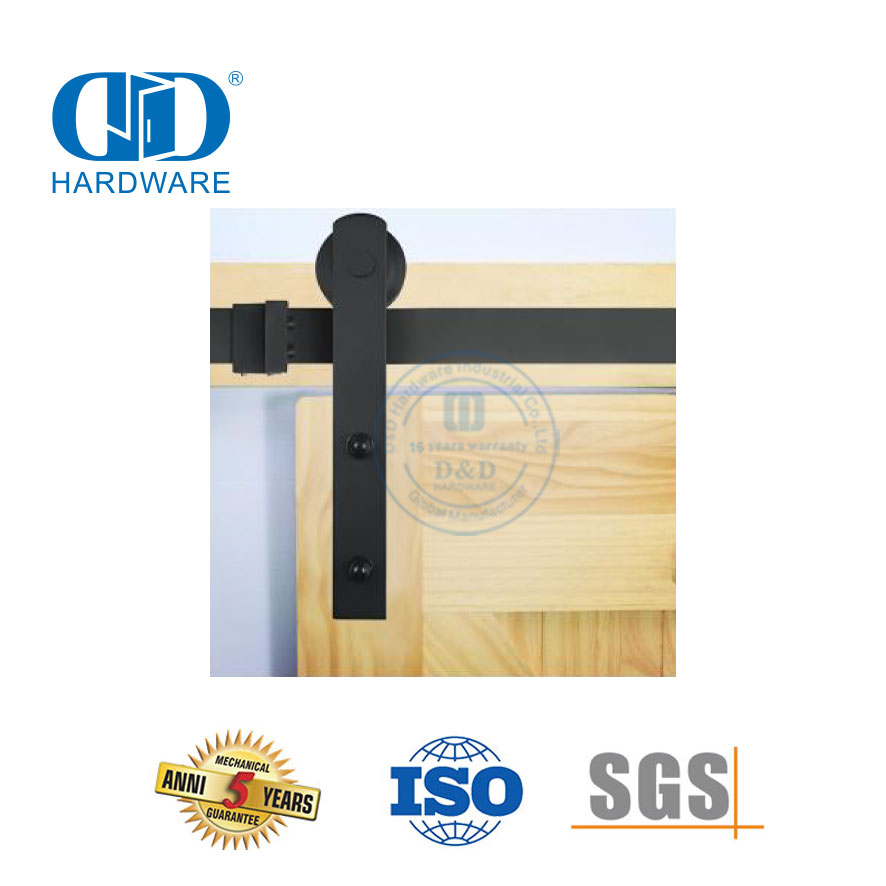 Vlekvrye staal Schuur Deur Hardeware Staal Garage Hardeware Bypass Schuur Deur Hardeware-DDBD013