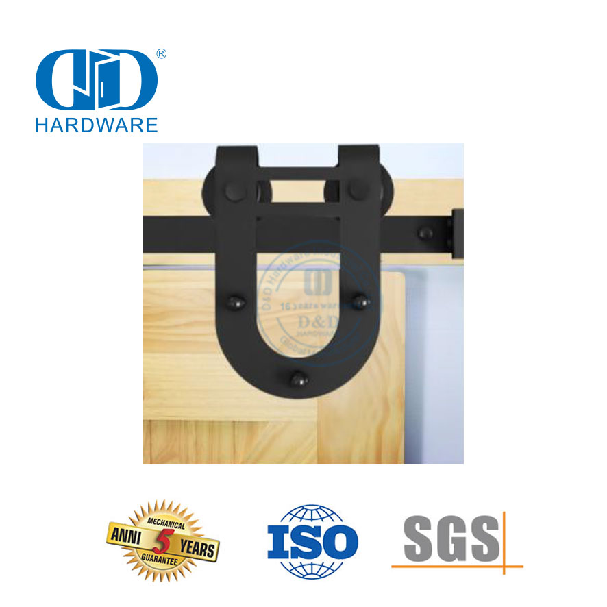 Vlekvrye staal Deur Hardeware Toebehore Staal Garage Hardeware Hout Schuur Deur Hardeware-DDBD004