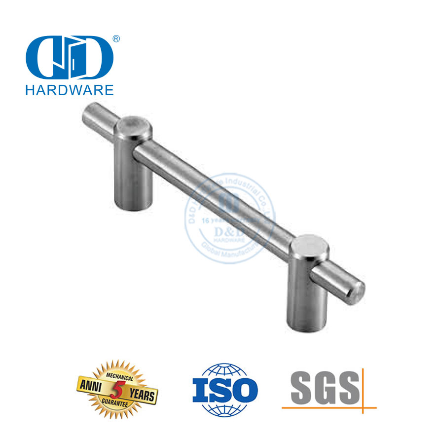 Kommersiële deurhandvatsel Pasgemaakte metaal enkelkant houtdeur trek handvatsel enkelzijdige skuifdeur handvatsel-DDFH031