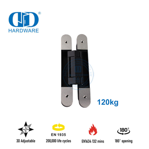 EN1935 vervaardiger 3D versteekte deurskarnier vir swaardiensdeur-DDCH008-G120