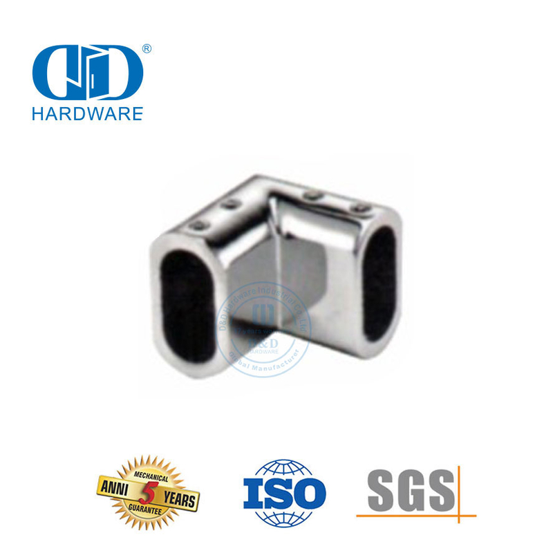 Vlekvrye staal Glas Connector Deur Skarnier Hardeware Skuifdeur Hardeware-DDSL002-7