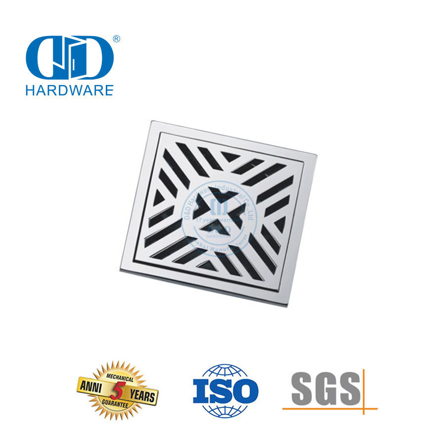 China Vervaardiger Vlekvrye staal Meubels Toebehore Kombuis Vloerdrein Badkamer Stort Drein-DDFD007