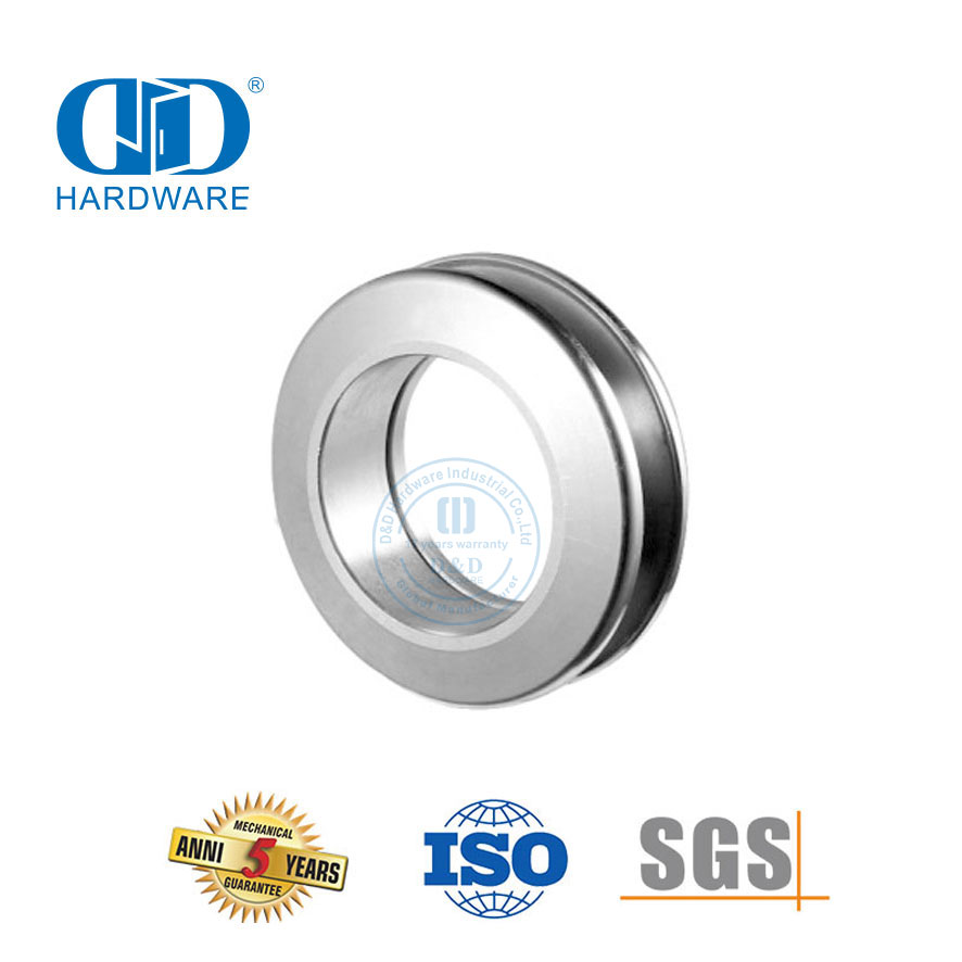 Aluminium ronde knop Vlekvrye staal glas skuifdeur hardeware deur gat deur handvatsel-DDSK017
