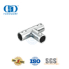 Vlekvrye staal ronde pyp konneksie Kommersiële storthokkie stelsel Glas paneel bracket Connector-DDSC036