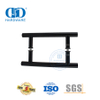 Klassieke styl mat swart H-vorm glasdeur bykomstigheid Trekhandvatsel-DDPH001-A Φ22-Swart