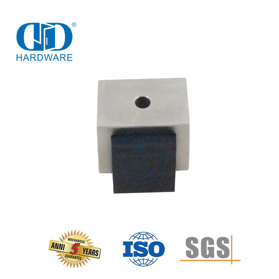 Vloergemonteerde tipe magnetiese vlekvrye staal sinklegering deurstopper vir residensieel-DDDS051