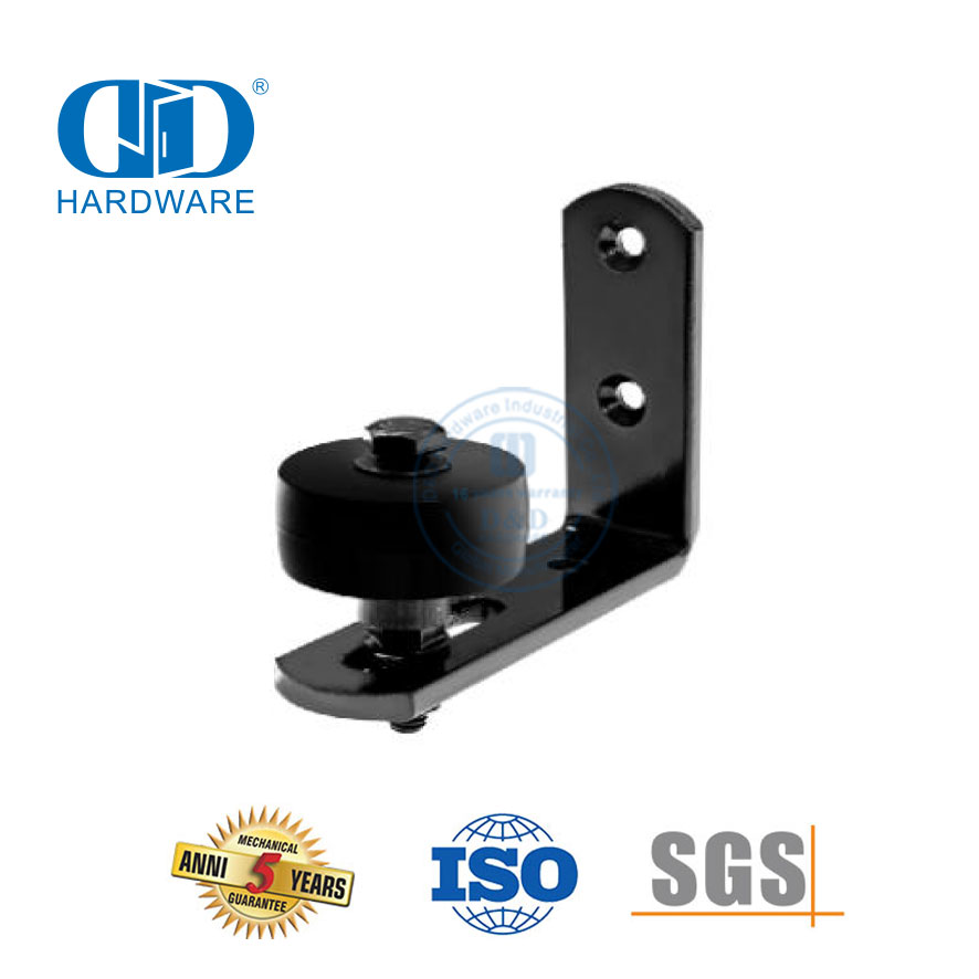 Koolstofstaal Metaal Amerikaanse Tipe Pas Skuurdeur Vloergids Muurmontering Deurgids-DDBD086