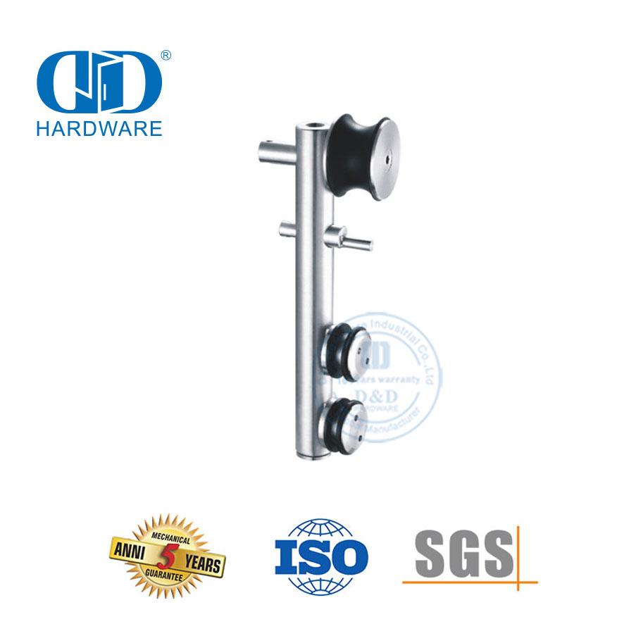 Hardeware verskaffer Vlekvrye staal glas hardeware badkamer bykomstighede skuifdeur hang roller vir badkamer-DDGS103