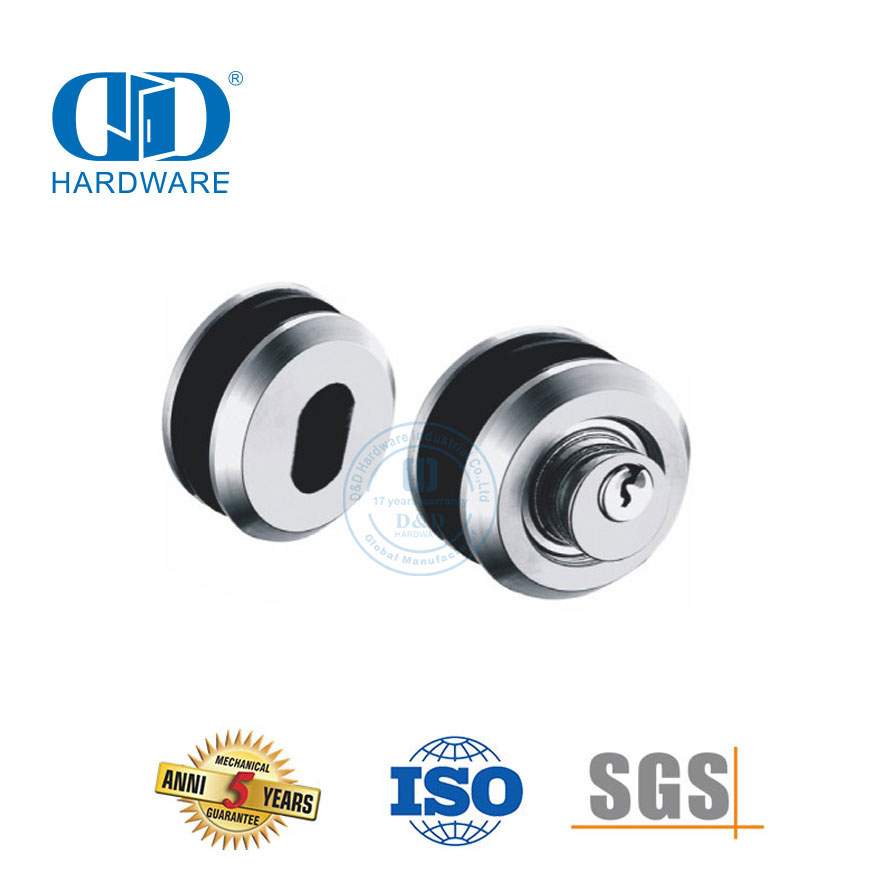 Glas skuifdeur hardeware Glas hardeware aluminium vlekvrye staal skuifdeur slot en hou-DDSK013
