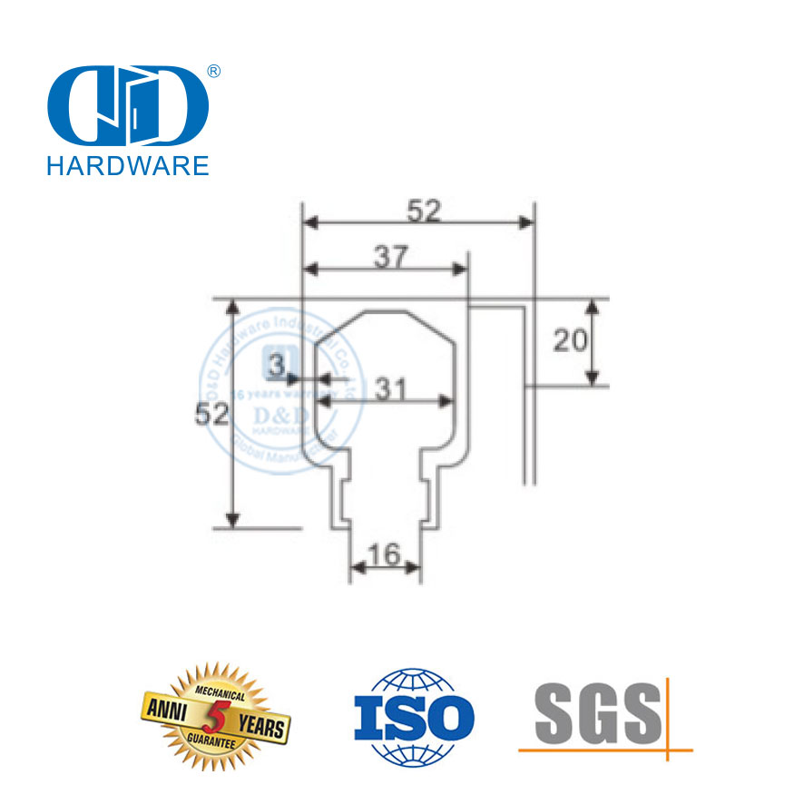 Fabriek Vlekvrye Staal Yster Glas Fitting Raamlose skuifdeur Glas Hardeware Meubels Toebehore Vir Badkamer-DDGS143