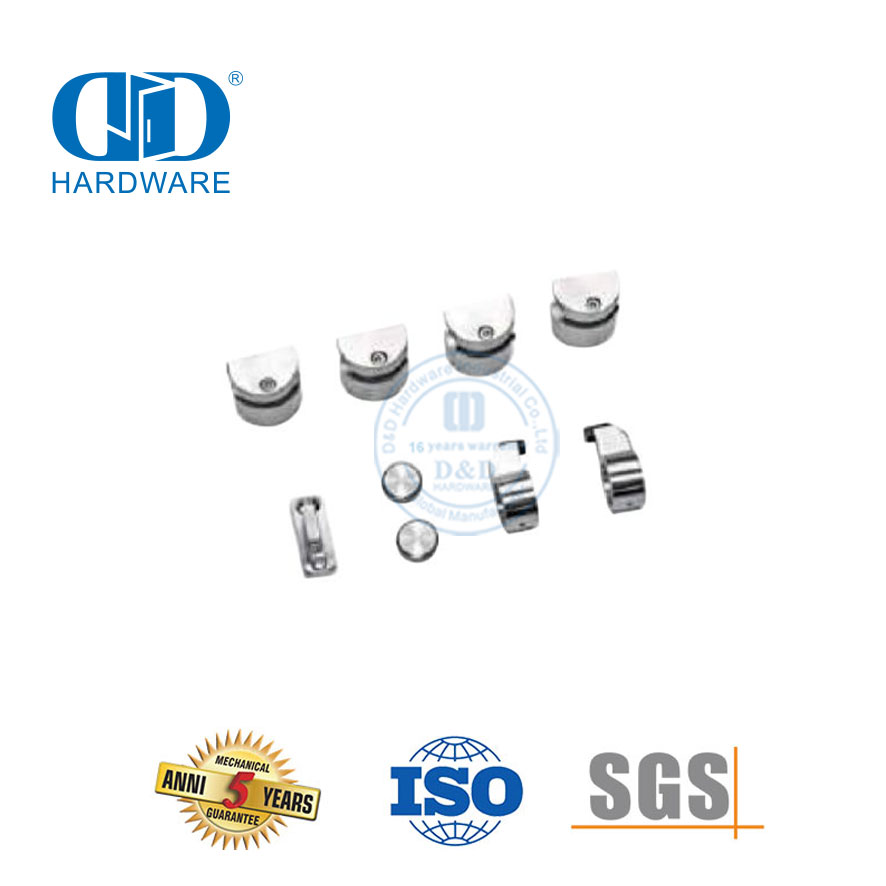 Vlekvrye staal Deur Hardeware Track Set Heavy Duty Schuur Deur Hardware Meubels Hardware-DDBD050
