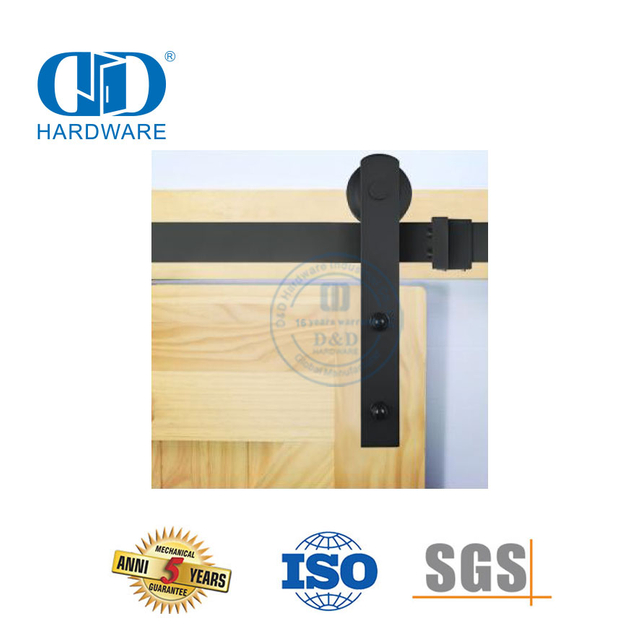 Vlekvrye staal Schuur Deur Hardeware Staal Garage Hardeware Bypass Schuur Deur Hardeware-DDBD013