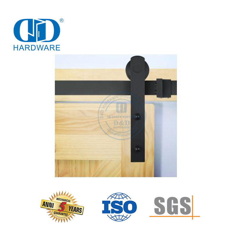 Vlekvrye staal Schuur Deur Hardeware Staal Garage Hardeware Bypass Schuur Deur Hardeware-DDBD013