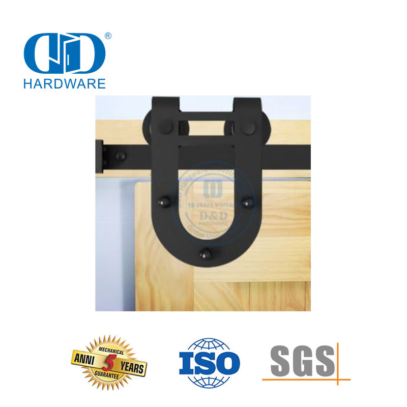 Vlekvrye staal Deur Hardeware Toebehore Staal Garage Hardeware Hout Schuur Deur Hardeware-DDBD004