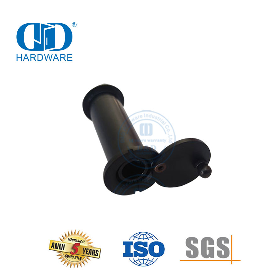 D&D Hardeware 160 grade swart deur kyker Peefgatvervaardiger-DDDV001