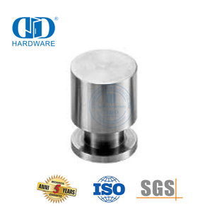 Mode-ronde vlekvrye staal soliede meubelknoppe vir kaslaai-kast-DDFH046