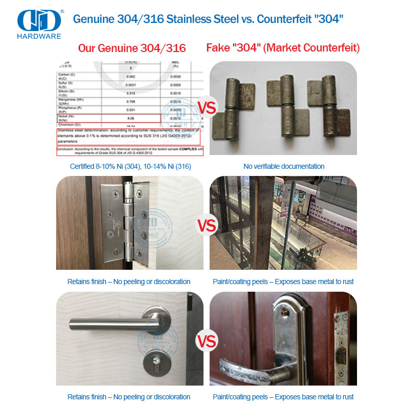 ANSI Graad 1 BHMA Heavy Duty Sekuriteitskarniere vir Staatskantoordeure-DDSS001-ANSI-1-5x5x4.8mm