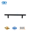Swart Luukse Meubels Hardeware Vlekvrye Staal Hout Deur T Staaf Hol Trek Handvatsel-DDPH031-MB