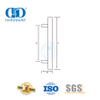 Brilliance moderne eenvoudige vlekvrye staal trekhandvatsel vir badkamerglasdeur-DDPH016-A Φ25-MB