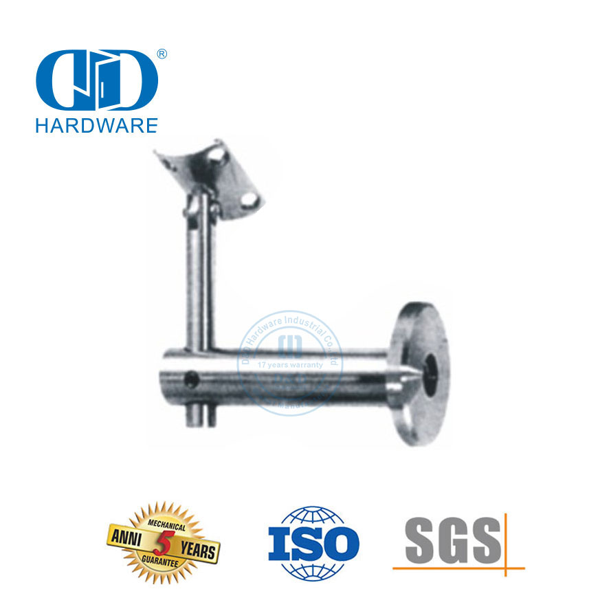 Trapspoortoebehore Vlekvrye staal glasklembeugel glasdeur hardeware leuningbeugel-DDHB004