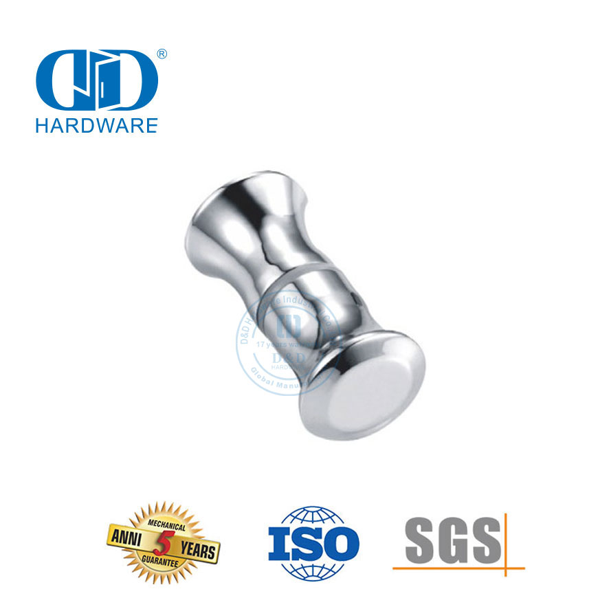 Meubels Toebehore Metal Hardware Pools Badkamer Stort Glas Deur Handvatsel Knop-DDSK004