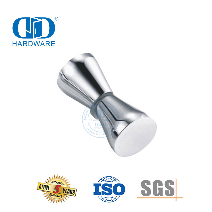 Duursame vlekvrye staalknoppe Stortkamerknop Badkamer-skuifdeurknop-DDSK005