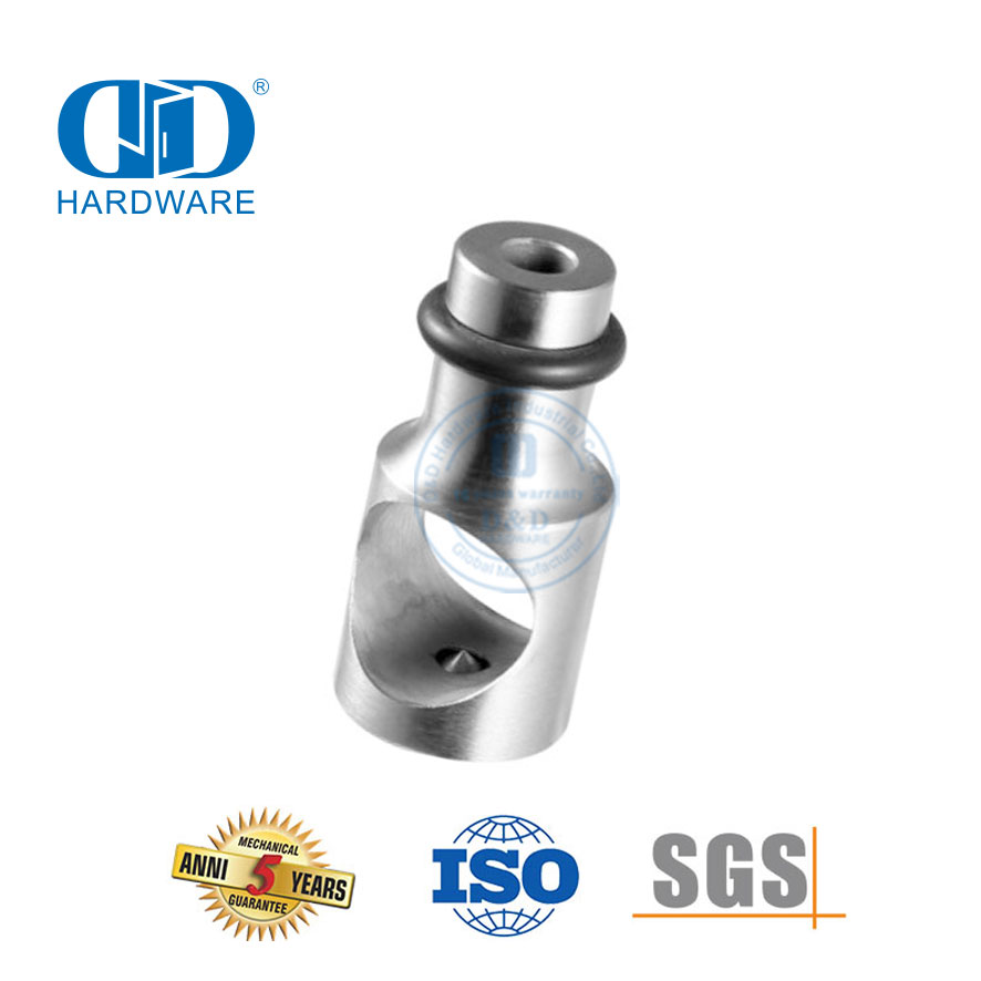 Deurstop Vlekvrye staal glas skuifdeur rolglas bykomstighede Deur hardeware vir badkamer toilet-DDGS124