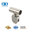 Vlekvrye staal Stort Skarnier Connector Glas Muur Hoek Connector Pleister Pas Glas Top Clamp-DDWC002