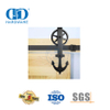 Vlekvrye staal Deur Hardeware Track Set Moderne Binne Soliede Hout Skuifsak Deur Schuur Deur Hardeware-DDBD014