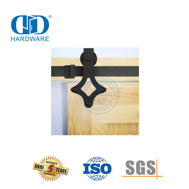 Vlekvrye staal Skuifdeur Hardeware Deur Hardeware Track Set Staal Garage Hardeware-DDBD003