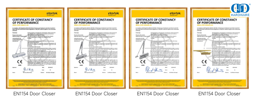CE Certification Door Closer CE-sertifisering deursluiter
