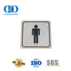 Vlekvrye staal Vuurhandtekening Hangbord Tekenplaat Manlike Badkamer Toilet Tekenplaat-DDSP001