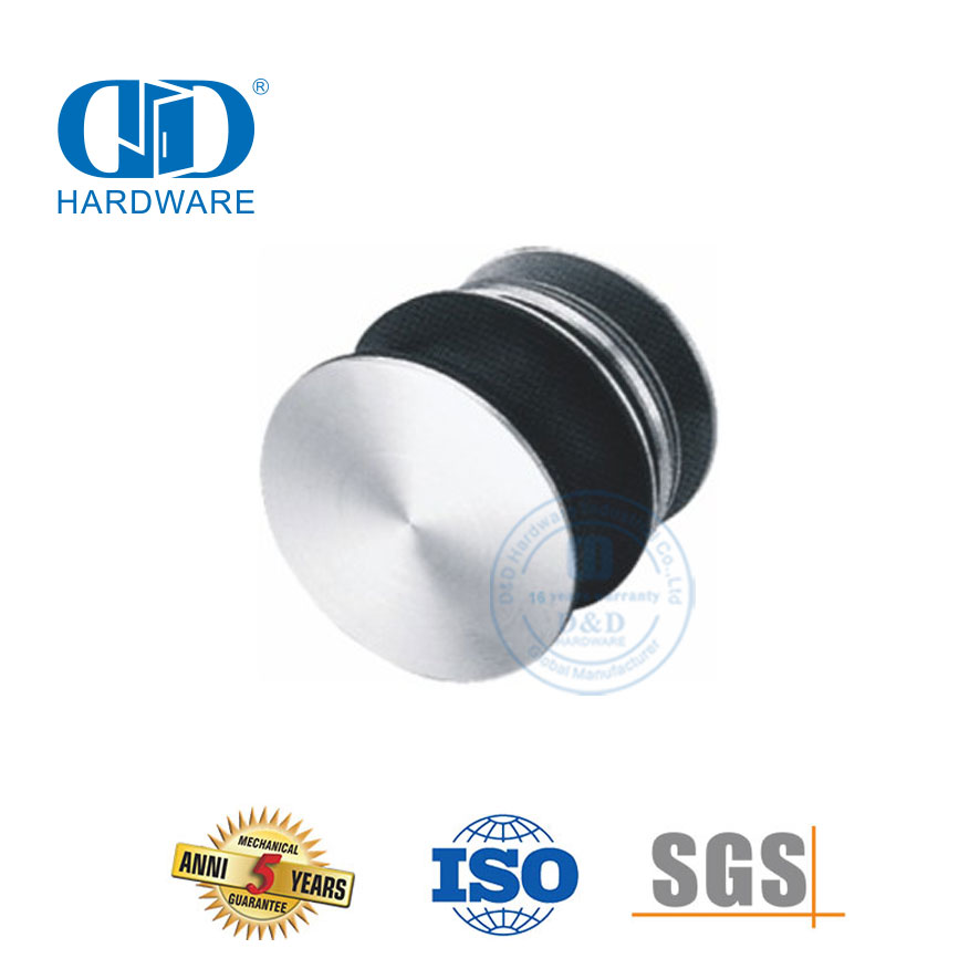 Vlekvrye staal glas pasdeur hardeware skuifdeur hang roller hardeware draaipunt vir badkamer deur-DDGS109