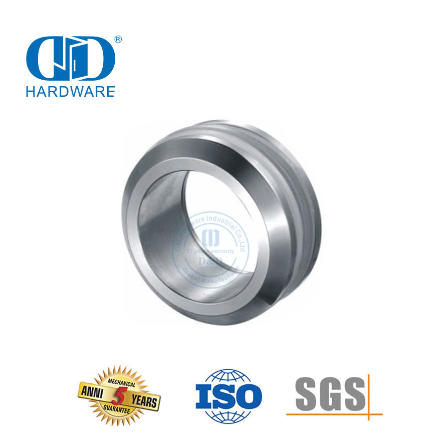 Meubeltoebehore Vlekvrye staal handvatsel Knop glas hardeware pas aluminium deur gat gekolde handvatsel-DDSK015