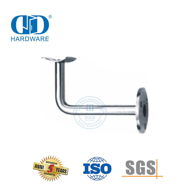 Steunbeugel Vlekvrye staal trapreling Toebehore Glasdeur Hardeware Handreling Bracket-DDHB002