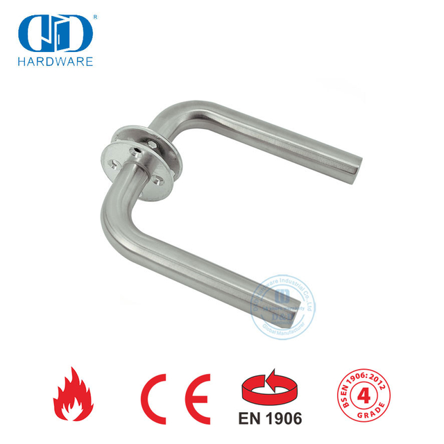 SUS 304 No Spring EN 1906 Graad 4 Hefboom Deurhandvatsel-DDTH002-SSS