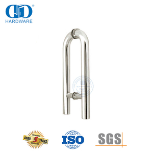 Ingang ronde buis Groot U-vormige badkamer glasdeur trek handvatsel-DDPH010