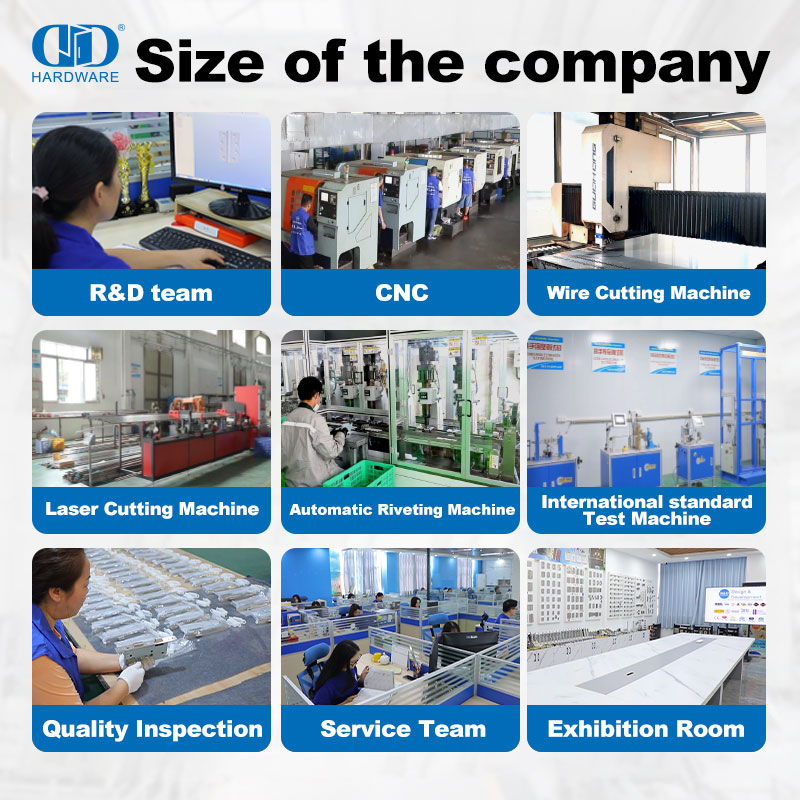 Gepoleerde goud SS magnetiese versteekte deurstop vir hotelkamerdeur-DDDS036