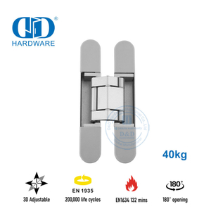 EN1935 Brandgegradeerde 3D-onsigbare deurskarnier vir kantoorgebou-DDCH008-G40