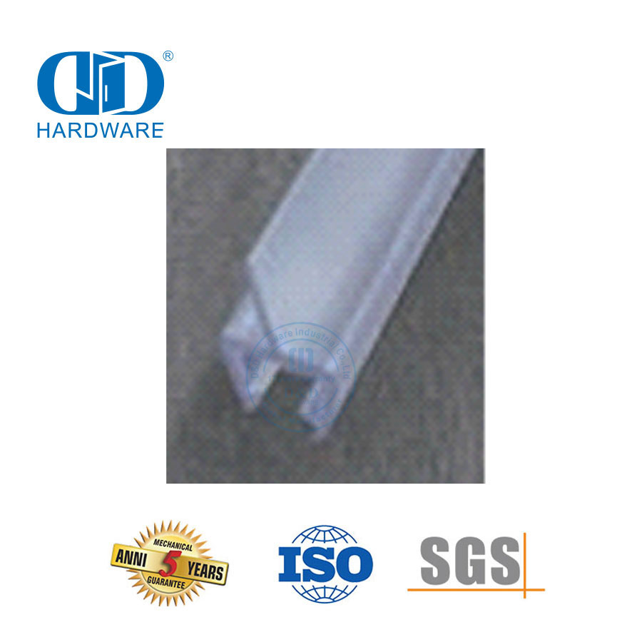 Verskeie tipes PVC-seëlstrook Rubber-seëlstrook Stortkamerglasdeur Waterdigte plastiekseëlstrook-DDWS004