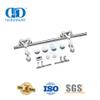Vlekvrye staal Huis Kabinet Dubbel Deur Kits Skyfie Glas Schuur Deur Hardeware Deur Toebehore-DDBD047