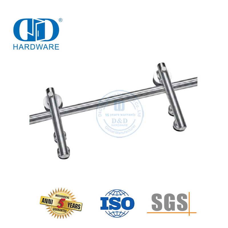 Vlekvrye staal Deur Hardeware Track Set Heavy Duty Schuur Deur Hardware Meubels Hardware-DDBD050