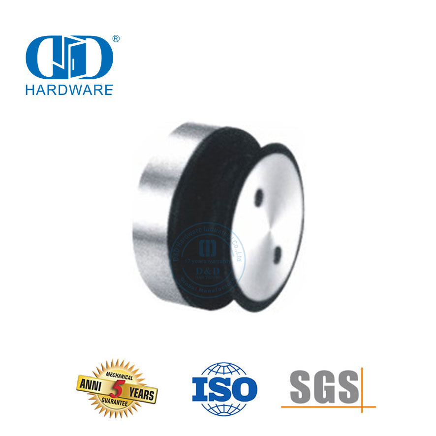 Groothandel vlekvrye staal skuifdeur hardeware rollers glas piont pasmeubels hardeware-DDGP020