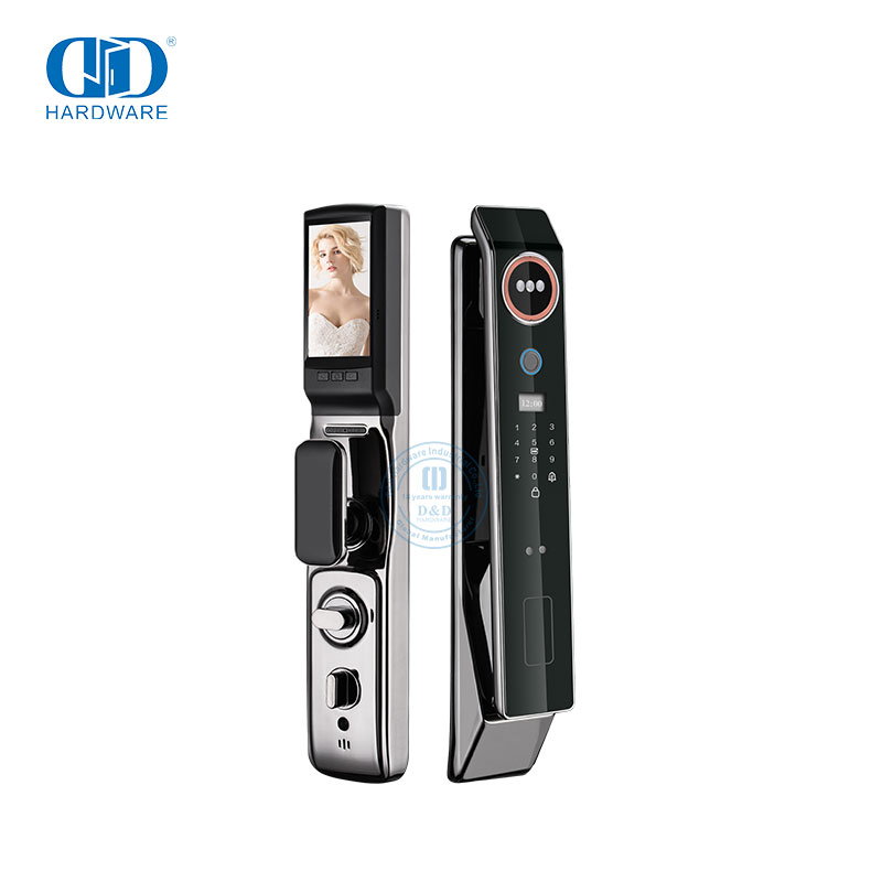 Voor buite-hoofdeur-ingang Gesig-ID-herkenning Raakpaneelslot met kamera-DDEL013