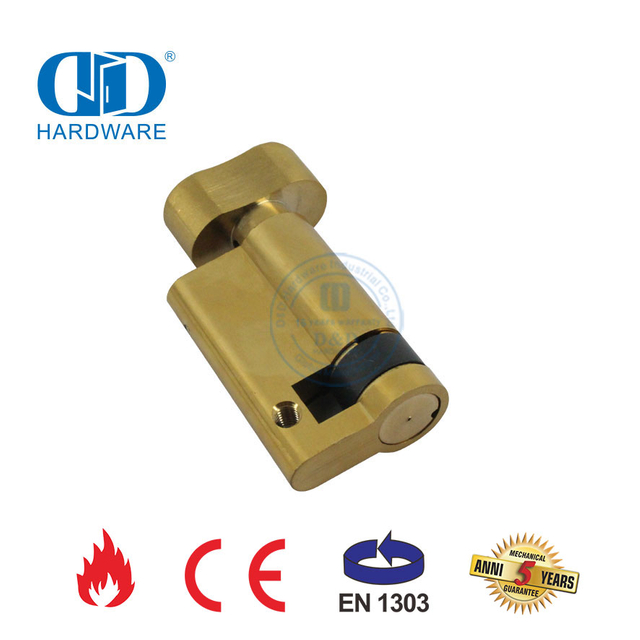 EN 1303-sertifisering halfsilinder met duimdraai vir insteekslot-DDLC009-45mm-SB
