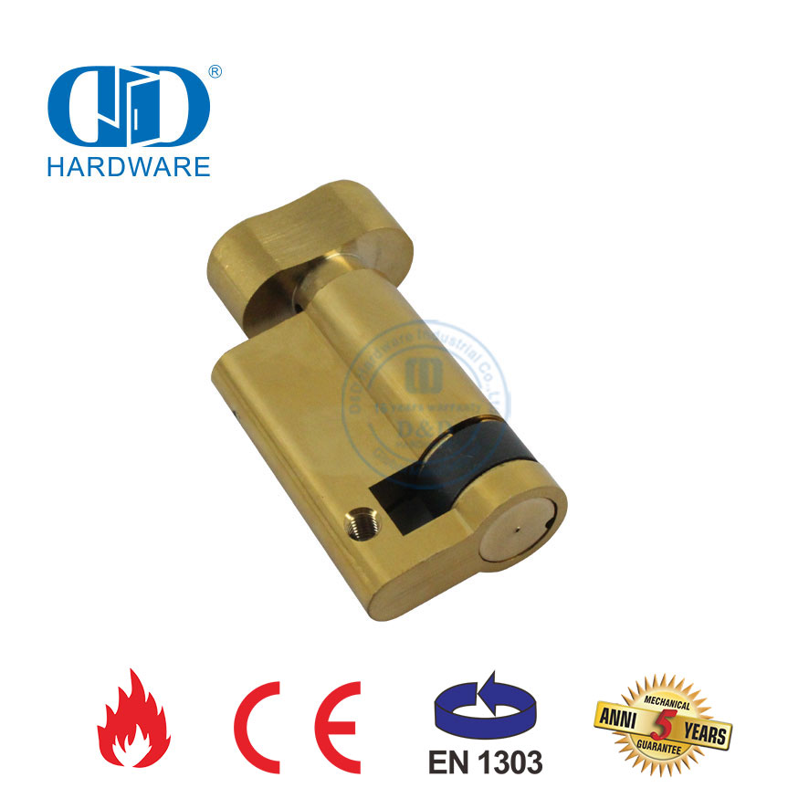 EN 1303-sertifisering halfsilinder met duimdraai vir insteekslot-DDLC009-45mm-SB