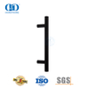 Swart Luukse Meubels Hardeware Vlekvrye Staal Hout Deur T Staaf Hol Trek Handvatsel-DDPH031-MB