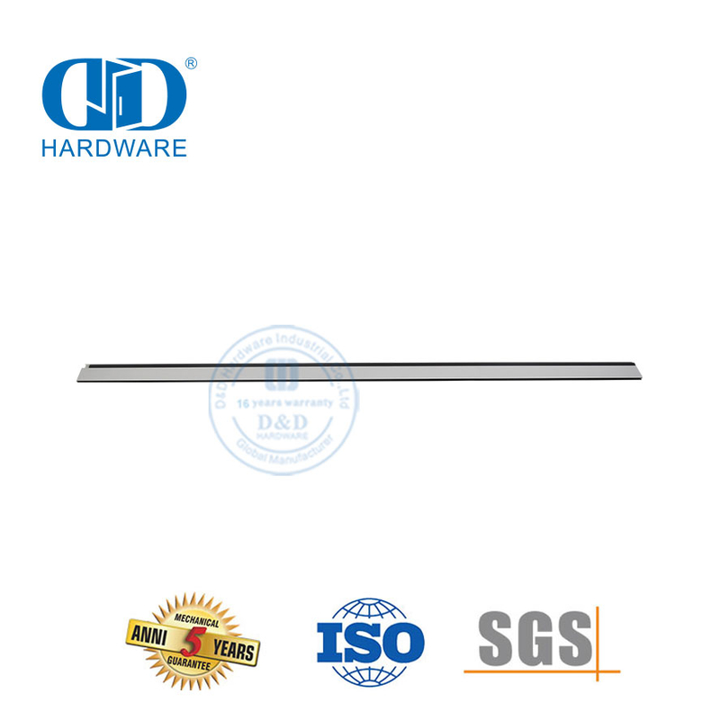 UL Maklike installasie Akoesties outomatiese warmlugbestande gebou hardeware-bybehore Aluminium versteekte deur onderste seël-DDBS003