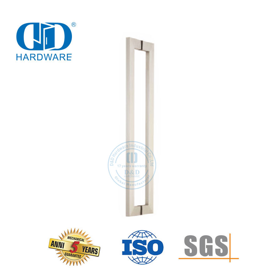 Vlekvrye staal Deur Hardeware Buitekant Hoof Glas Deur Trek Handvat Allure Trek Handvatsel-DDPH015