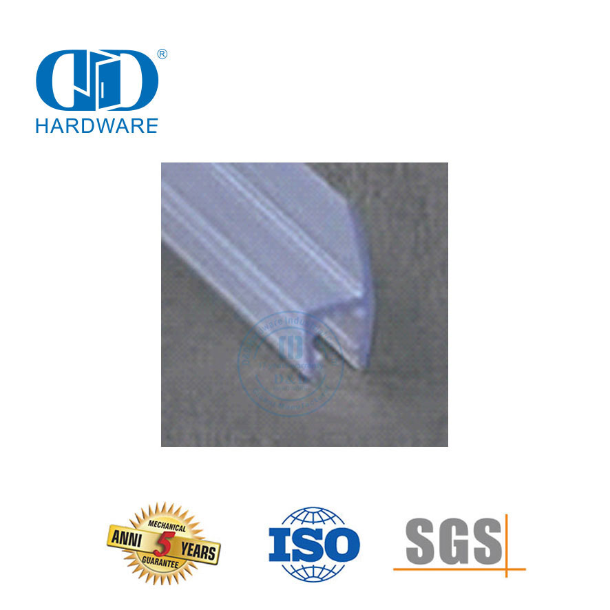 PVC waterdigte seëlstrook glasdeur bykomstighede stort skuifdeur silikoon rubber seël strook-DDWS008